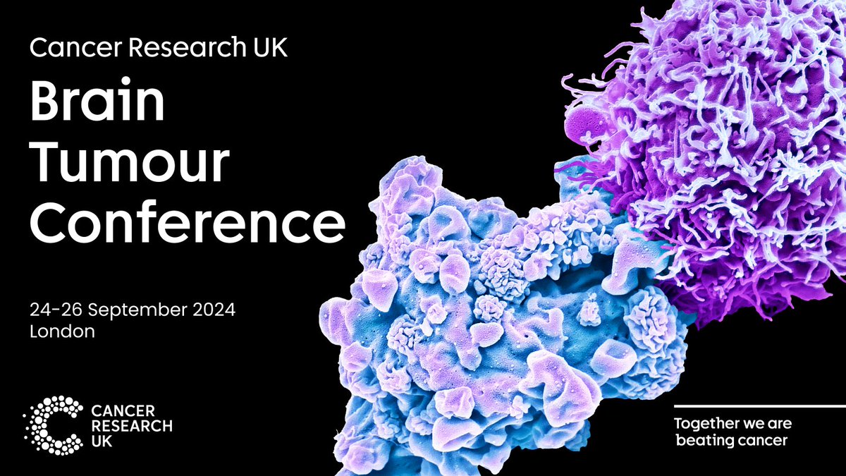🚨 Seats are getting filled up for #CRUKBrain24! Register now for our must-attend event to join the conversation &amp; hear from world-leading scientists sharing their research on #AI, 3D genomes, spatial sequencing, #BrainTumour clinical trials &amp; more 👉 bit.ly/3w5rWuU