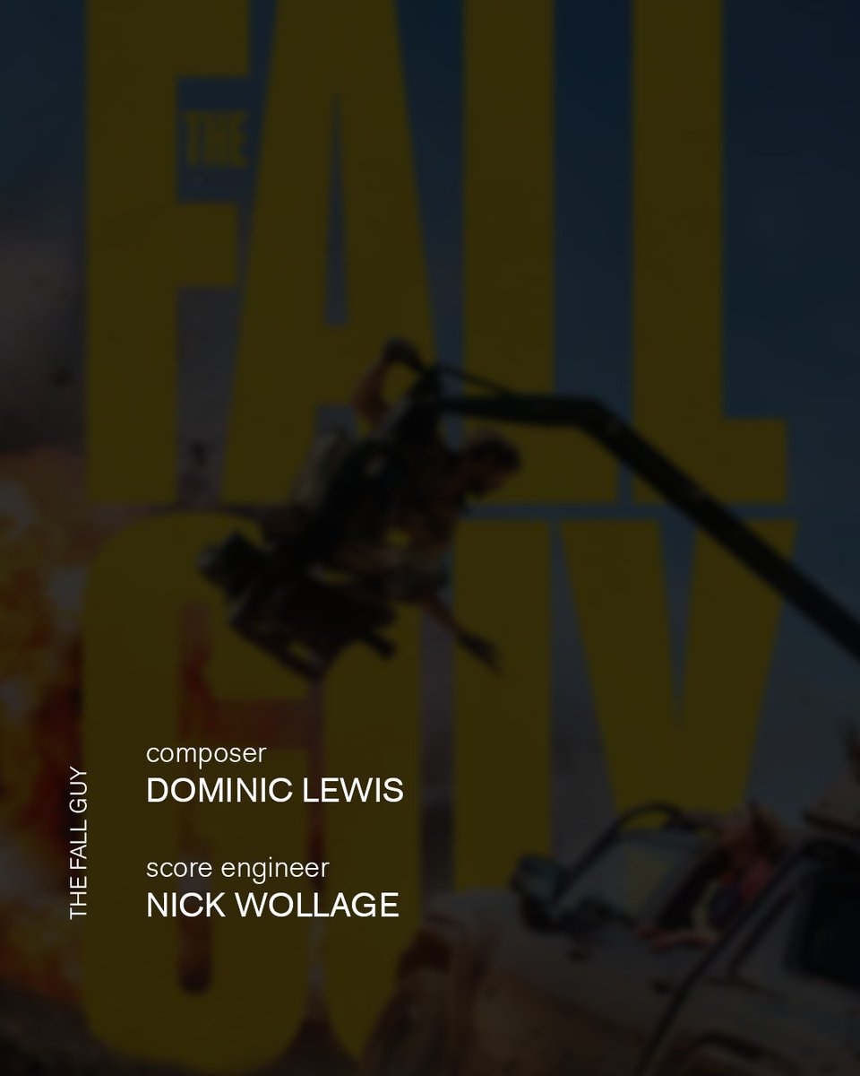 A down-and-out stuntman must return the missing star to the set in ‘The Fall Guy’. The film stars Ryan Gosling and Emily Blunt and is loosely based on the 80s TV series. Nick Wollage recorded Dominic Lewis’ @domlewismx score. 🏍 Now showing in cinemas. #AIRmanagement