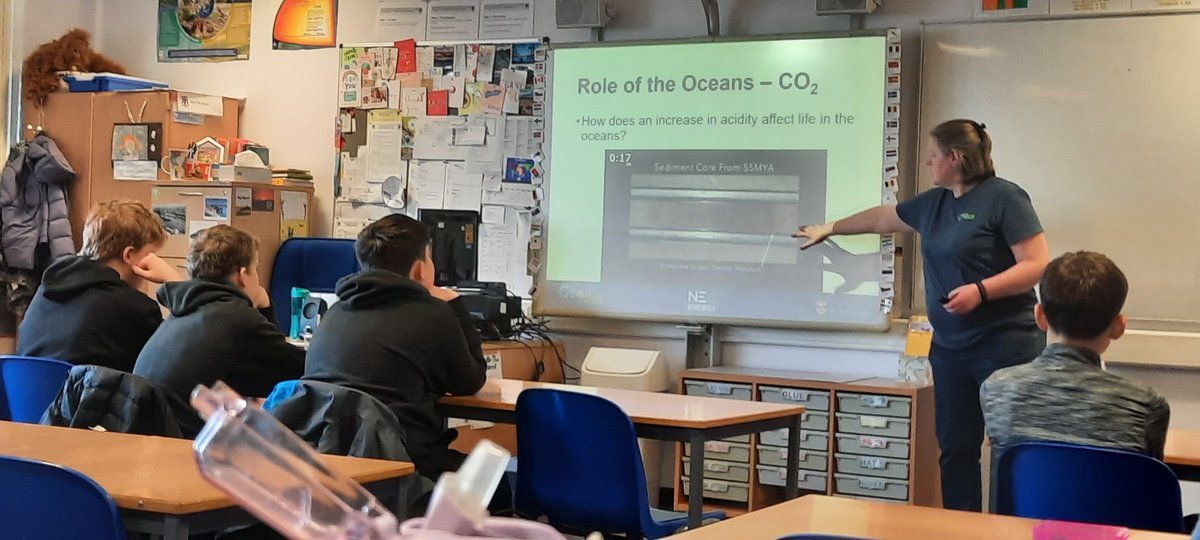 CarnoustieHigh's tweet photo. S3 enjoyed an input about climate change and its impacts from #geobus today.lots of fun experiments to consolidate our classroom learning https://t.co/uLYdWUAza0