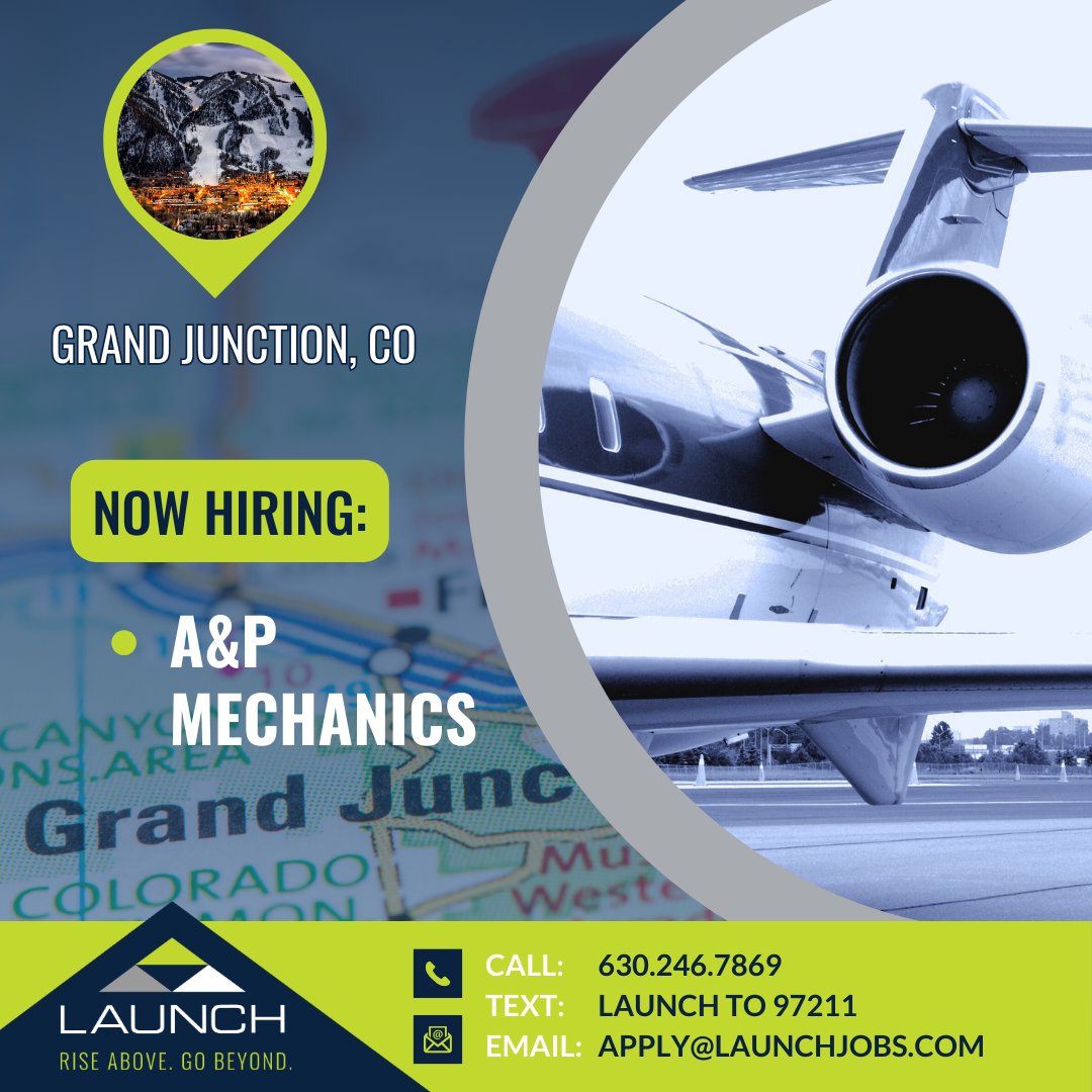 APPLY DIRECTLY FROM OUR WEBSITE:
launchtws.com/jobs/?category…

#GoWithLAUNCH #weleadwepartnerwecare #aviation #aerospace #maintenance #overhaul #structures #install #troubleshoot #inspector #commercialaircraft #decor #materials #composites #repair #interior