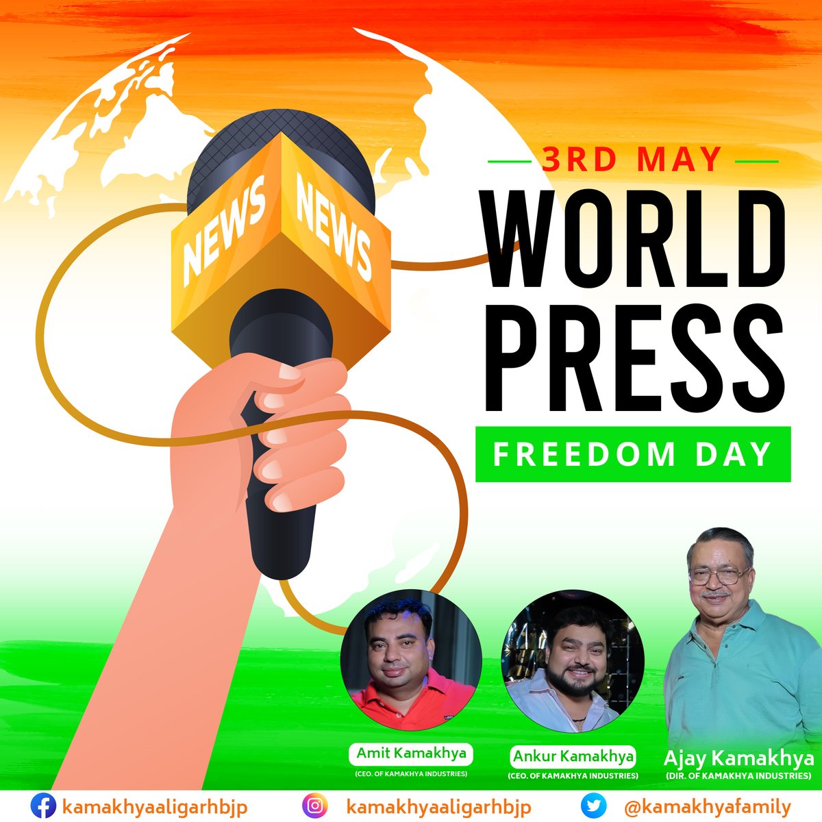 Freedom of the press is essential for a free society. Let's protect and cherish it. Happy World Press Freedom Day!
.
.
#PressFreedom #WorldPressFreedomDay #FreePress #JournalismMatters #TruthPrevails #DefendPressFreedom #ProtectJournalists #FreeSpeech #MediaFreedom