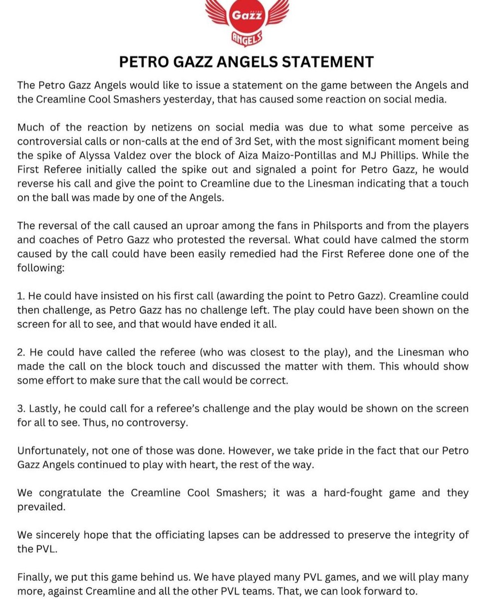 Eto na ang Petrogazz Official Statement mga mhie Basa. Nasa IG at fb na nila yan