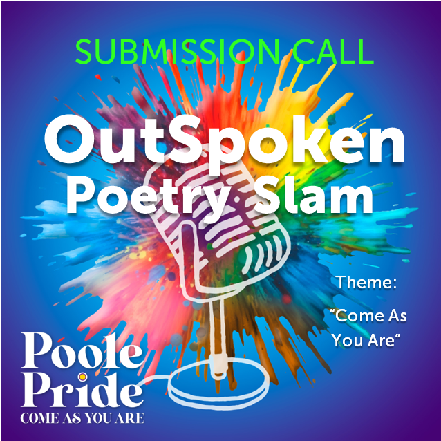 📢 Working with Bournemouth ex-Poet Laureate, @myriamsanmarco, we're looking for individuals who want to express their identity in our #poolepride Poetry Slam, Outspoken, on Sat 8 Jun at 1pm in the Sherling Studio.✍️ To submit entries and find out more:👇 tinyurl.com/2s4f3h4v