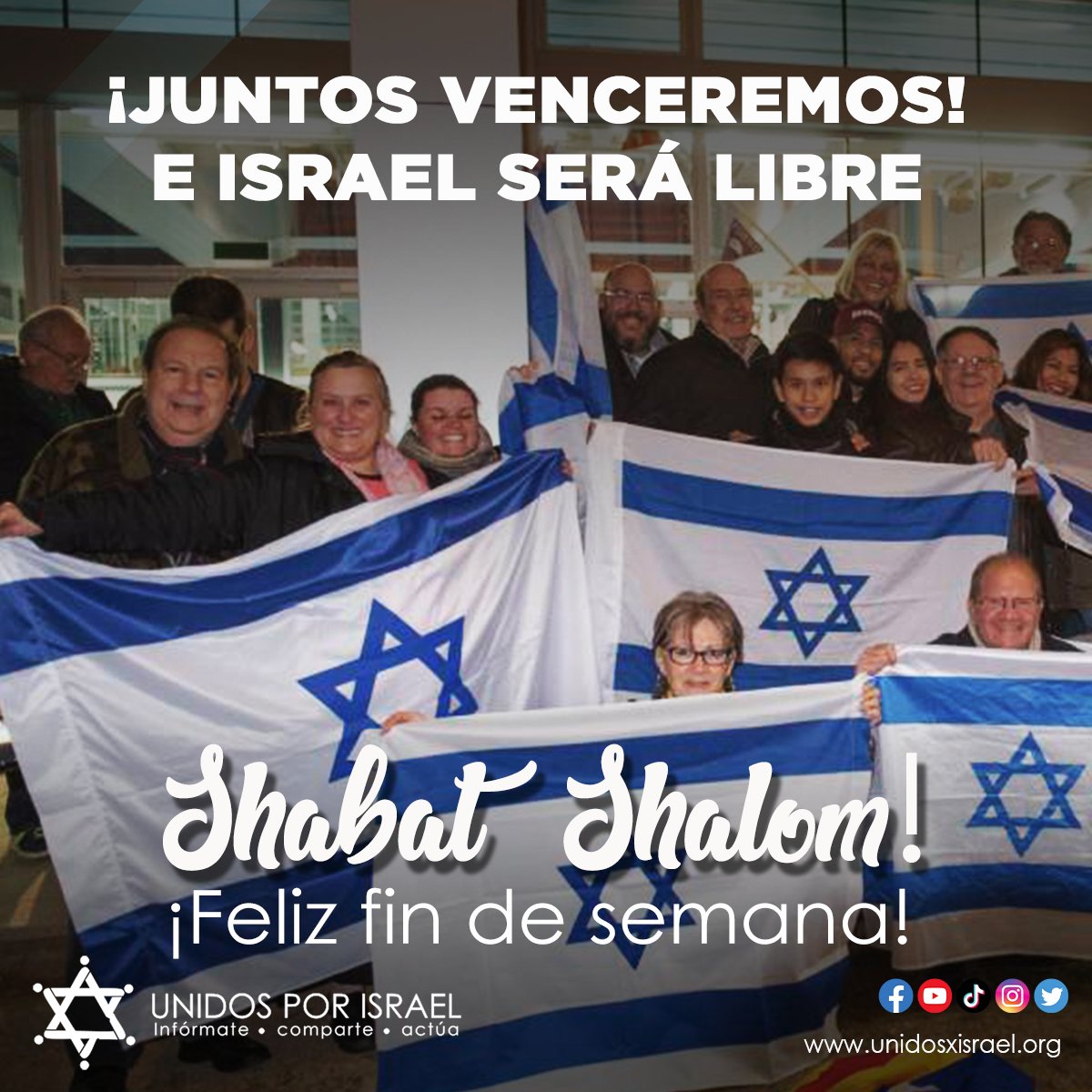 Que reine la #paz en #Israel y en el mundo! #felizfindesemana #shabatshalom #unidosxisrael