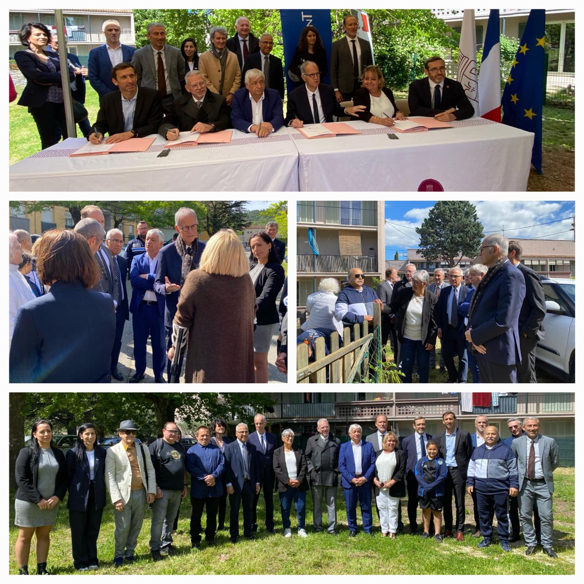 #PolitiqueDeLaVille | Signature du nouveau contrat de ville pour @Ville2Brignoles avec le préfet du #Var le maire de Brignoles, président de la communauté d’agglomération Provence Verte, le président du conseil départemental du Var et les partenaires. ✅ Ce contrat concerne 2…