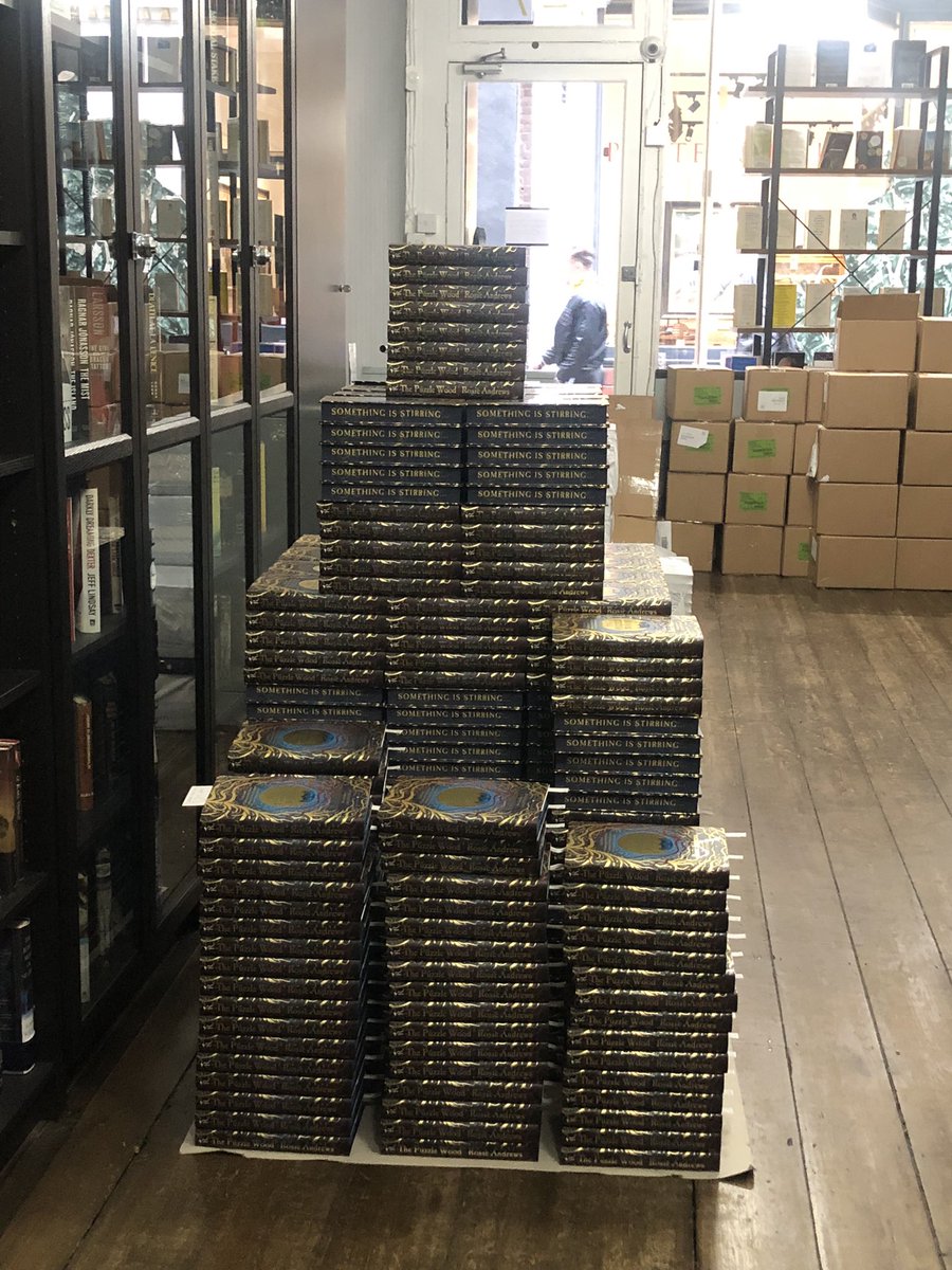 They’re looking so beautiful and it’s all feeling very real! Thank you @GoldsboroBooks 🌲 🐕 🦌