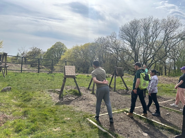 A fun morning axe throwing!!