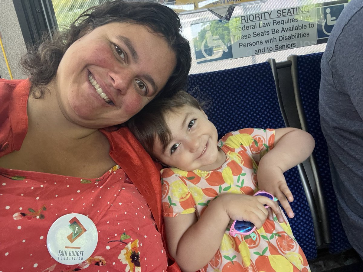 On @wmata to rally with @Under3DC for #payequityfund at DC Council with @KTravisBallie #moms4childcare