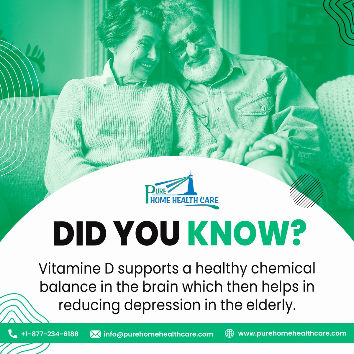 Want to support your senior loved ones' well-being? Make sure they get enough Vitamin D!

#familycare #HealthyAging #vitamindmatters #purehomehealthcare #healthcare