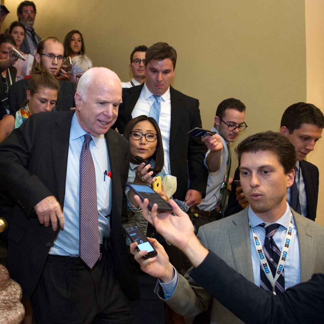 We recognize #WorldPressFreedomDay with the timely words of Sen. John McCain: “If you want to preserve democracy as we know it, you have to have a free & many times adversarial press. Without it, I am afraid that we would lose so much of our individual liberties over time.”