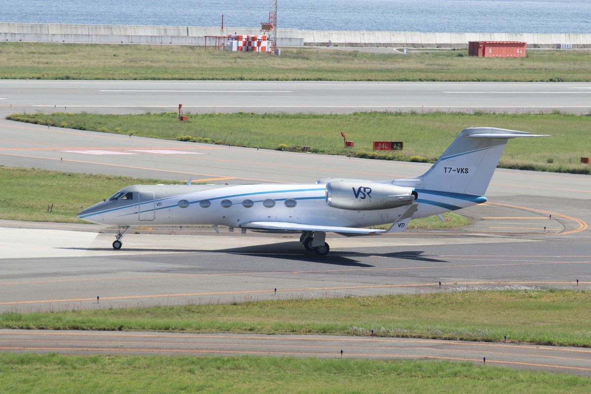 T7-VKS Gulfstream GⅥ Private 2024.5.3 KIX→CCU #関西国際空港 #ガルフストリーム