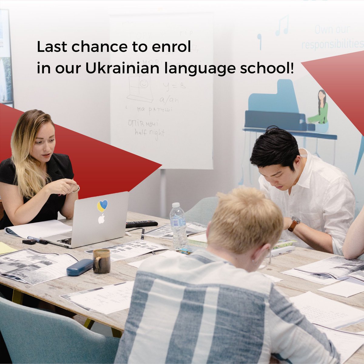 🇺🇦 Last chance to enrol in our Ukrainian language school! 😌 Don’t miss out on this opportunity to join our community of learners 🔗 ukrainianinstitute.org.uk/language-schoo…