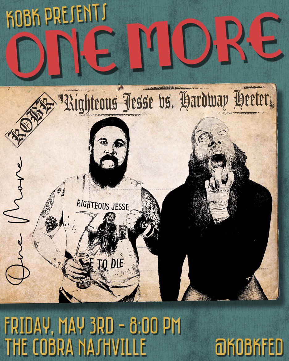 On a real note, I am SCARED for Heeter vs. Jesse tonight. Why? 1. @HardwayHeeter is 100% the #1 MOST insane being I’ve ever met. 2. @RighteousJesse is probably #2 on that list, AND it’s his last match. Terrifying combo, promised to come to an uncomfortable finale.