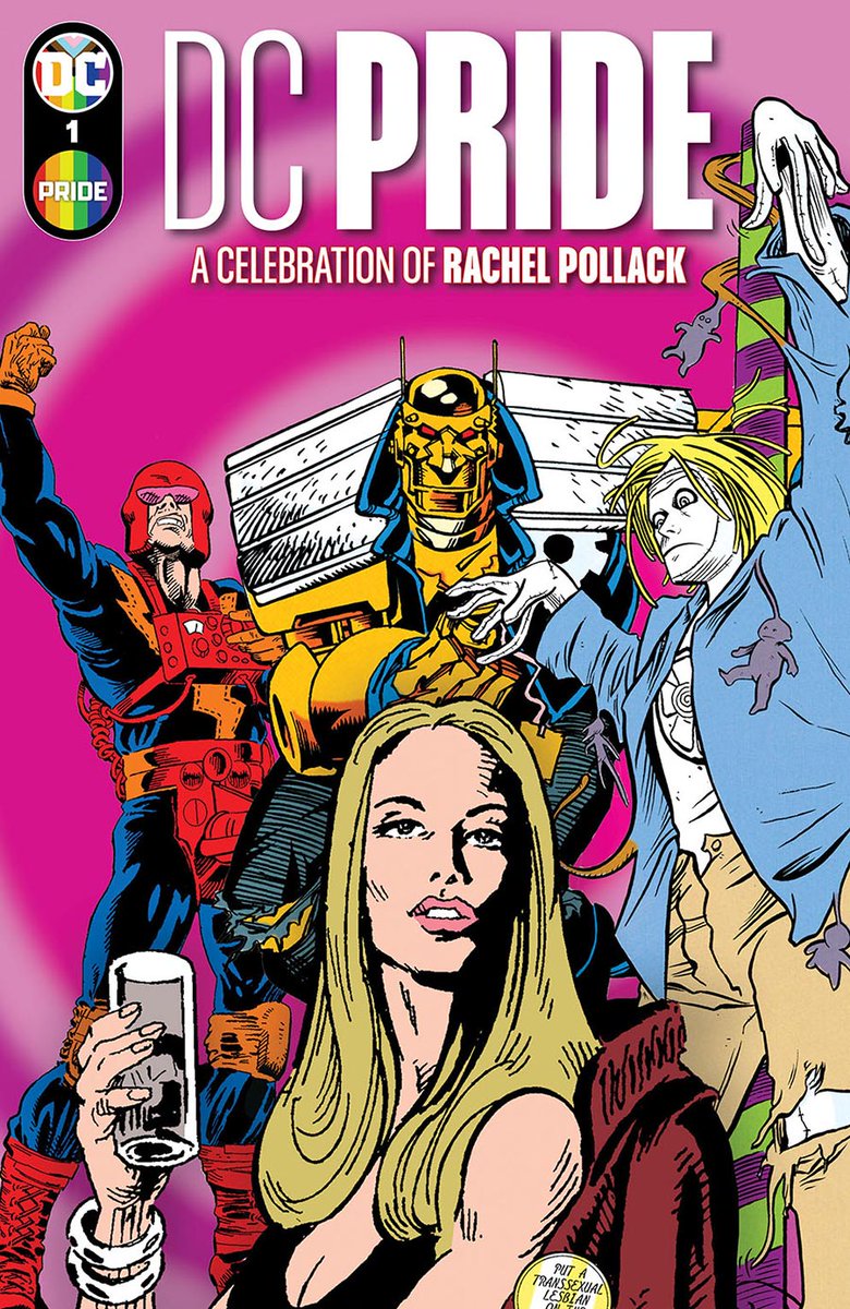 Rachel Pollack raised the bar for surprise and strangeness in  #DoomPatrol

🕐 𝗣𝗿𝗲-𝗼𝗿𝗱𝗲𝗿 by SUN MAY 5 @ 5 PM, 𝘀𝗮𝘃𝗲 𝟮𝟬%!
📱#DCPride A Celebration Of Rachel Pollack #1

👉ow.ly/4TOF50RvkKa

✏️ #RachelPollack #JoeCorallo
🎨 #ScotEaton #MichaelAllred #RyeHickman