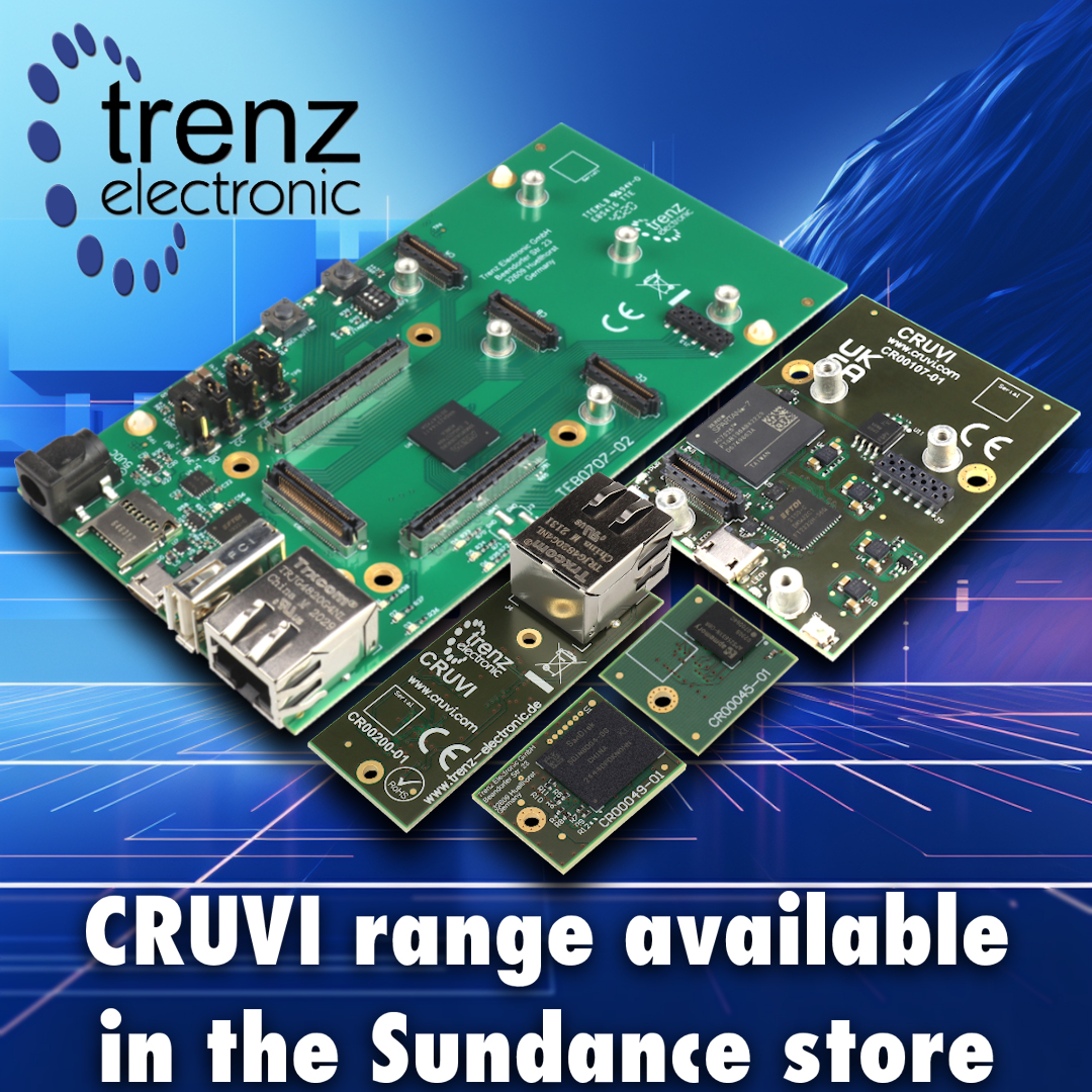 Trenz Electronic's CRUVI modules simplify and enhance FPGA board applications. A solution for efficiency and performance.

🔗  sundance.com/cruvi/

#FPGA #CRUVI #TechInnovation #TrenzElectronic #TechNews #Embedded #EmbeddedSystems #EmbeddedSolutions #Engineering #FMC #IO