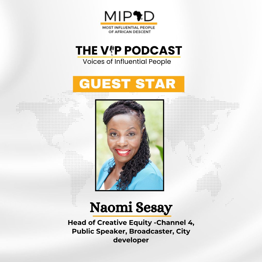 Meet our next guest, Naomi Sesay🥳 Head of Creative Equity at Channel 4 and visionary behind the development of the first smart, sustainable female-centric city in Sierra Leone, West Africa. Join us on the VIP Podcast🎙️ as we explore her groundbreaking work.
