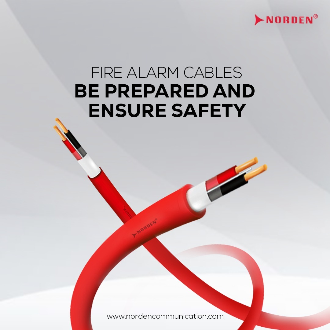 Invest in Norden Fire Alarm Cables to prioritize the safety of life and protect your assets. Built to withstand extreme temperatures and challenging environments, ensuring prompt responses to fire emergencies.

#nordencommunication #firealarmcables #nordenCables