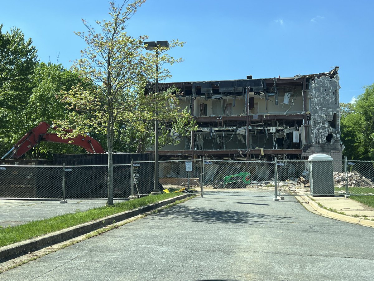 The old Germantown Copy Center building is being torn down.  Will the previously reported @LidlUS replace it?  #germantown #maryland #germantownmd #Germantown #boyds