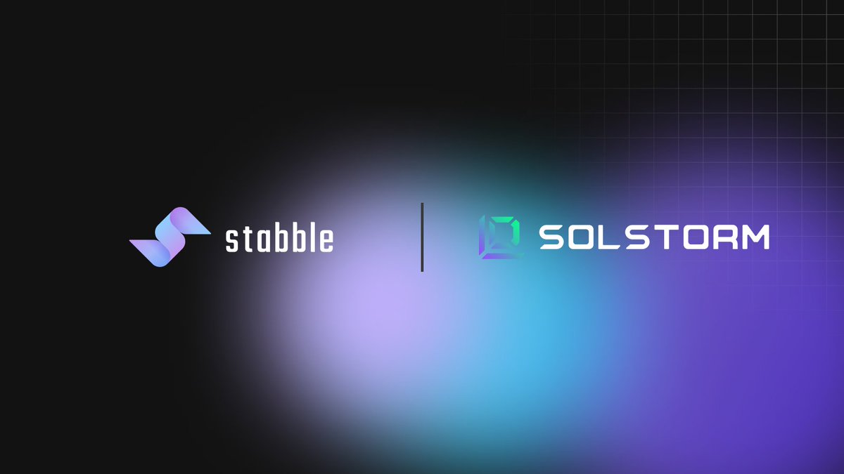 GM. We're proud to announce our investment and partnership with @solstorm_com! The partnership includes: - We will add a liquidity pool with their token on our protocol once we’re live (28 June). - Shared deal flow: We will add liquidity pools for their projects (after dd).