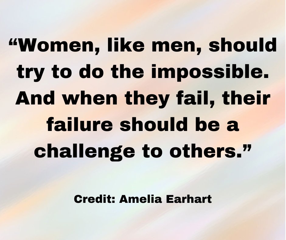 #ameliaearhart #success #failure #women #men #challenge #equality