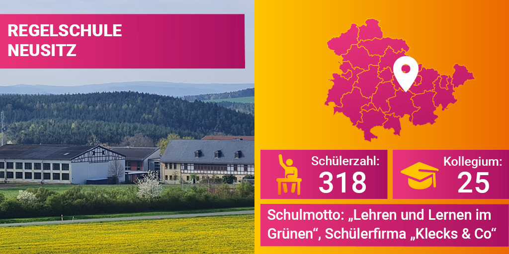 Weiter geht’s mit der Kurzvorstellung der Ausbildungsschulen für das Duale Studium #Regelschullehramt an der @UniErfurt. 🏫 #Nordhausen #Meuselwitz #Gotha #Neusitz 👉 Jetzt informieren & schulscharf bewerben: erste-reihe-thueringen.de/duales-studium #LehrerInThueringen #DualesStudium