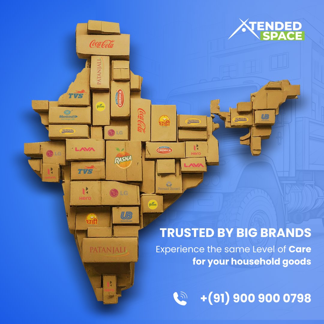 Xtended Space: Trusted by Leading Brands. Let us safeguard your valuables with our reliable moving and logistics services. 🚛

✅ Triple- Layer Packing
✅ Labor Assistance
✅ Door-to-door Convenience 
✅ Inventory Management 

#XtendedSpace #TrustedStorage #LogisticsSolutions