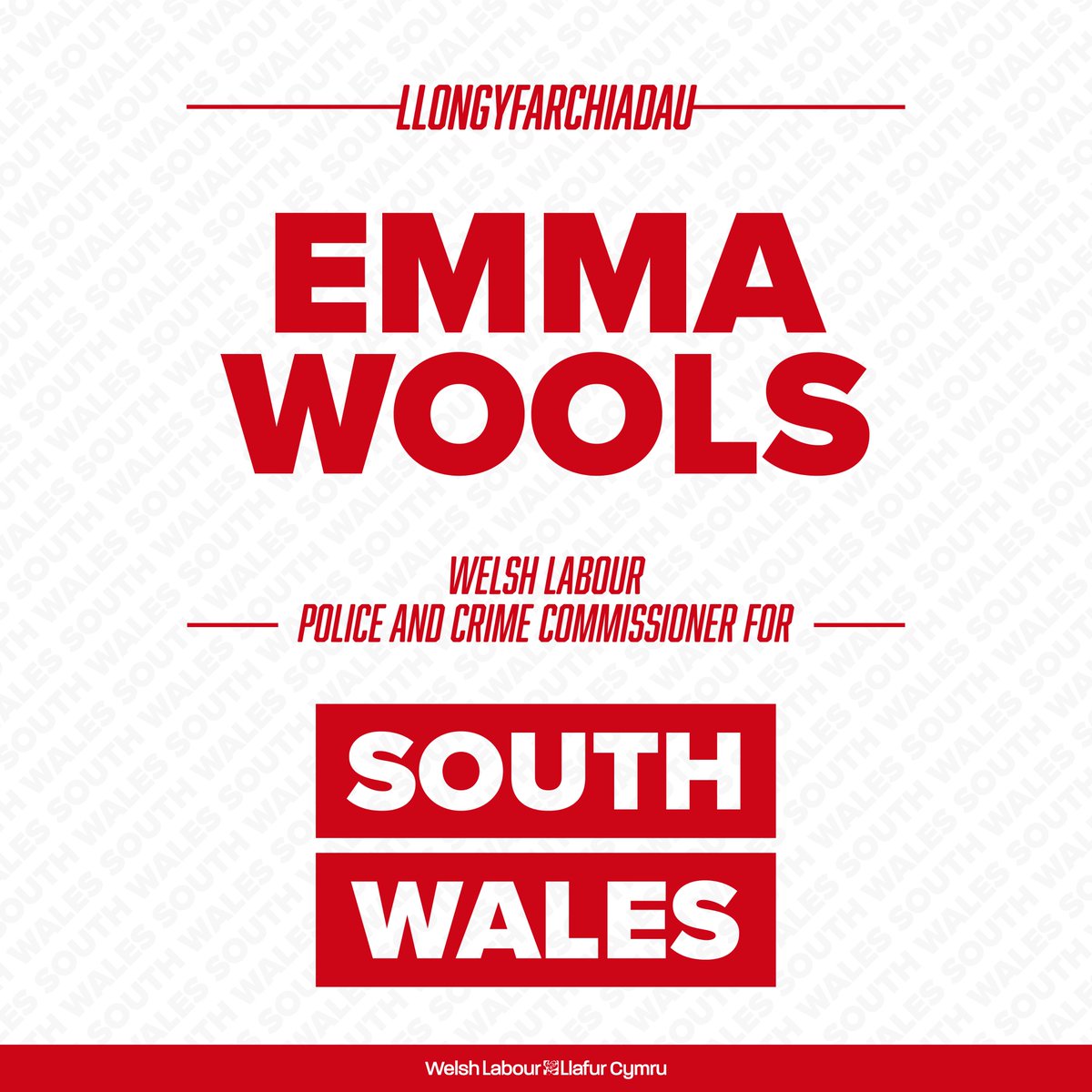 Excellent news from South Wales. @Emma_Wools has been elected as Welsh Labour’s newest Police and Crime Commissioner.