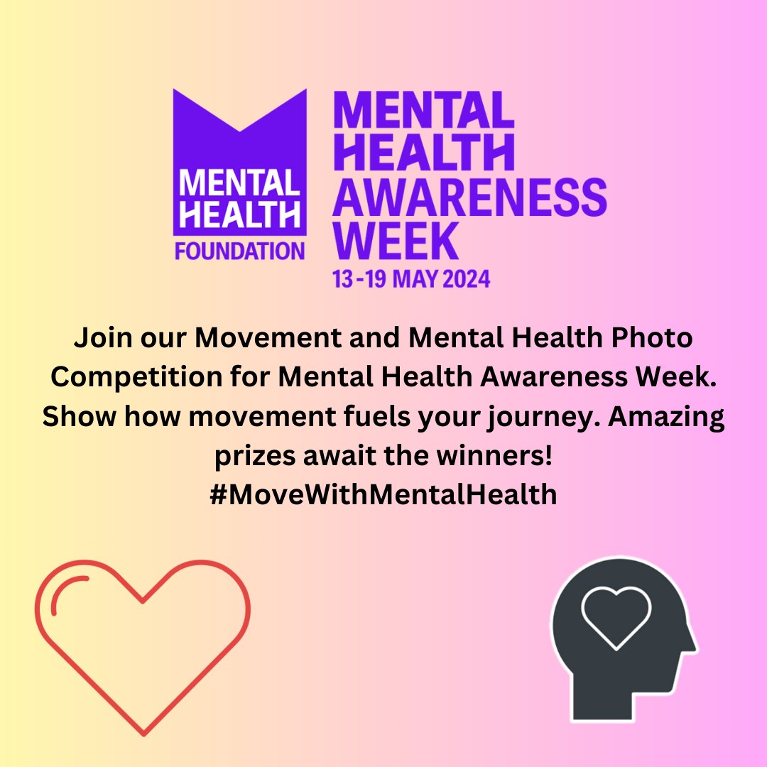 Join our #MoveWithMentalHealth photo contest! 🧠📸 Follow @birkbeck_stuadvice on Instagram. Post a photo showing how movement connects to mental health. Tag @birkbeck_stuadvice and use #MoveWithMentalHealth. Competition ends 12th May 2024, 23:59 BST. Prizes for the best! ✨