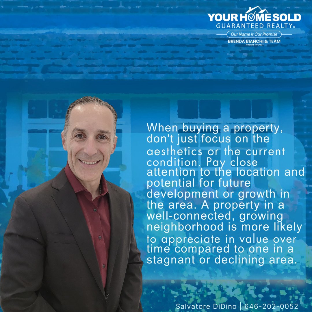 Looking to buy property? Look beyond aesthetics! Focus on location and future growth potential. A well-connected, growing neighborhood means better value appreciation. Don't settle for a stagnant area!

#yourhomesoldguaranteed #BetterCallSal #realestatetips