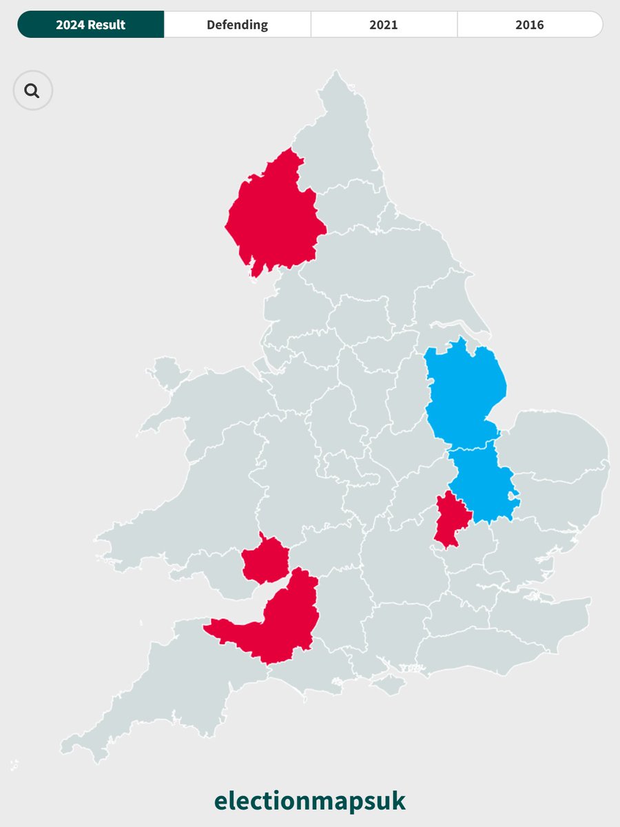 Bedfordshire PCC Election Result:

🌹 LAB: 40.5% (+5.5)
🌳 CON: 35.4% (-7.0)
🔶 LDM: 15.8% (+2.7)
⚙️ WPB: 8.3% (New)

No IND (-6.8) or EDem (-2.8) as previous.

Labour GAIN from Conservative.
Changes w/ 2021.

electionmaps.uk/le2024