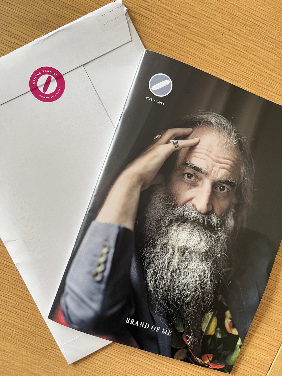 Another superb @offlinejournal just arrived. This edition with a focus on portraiture.