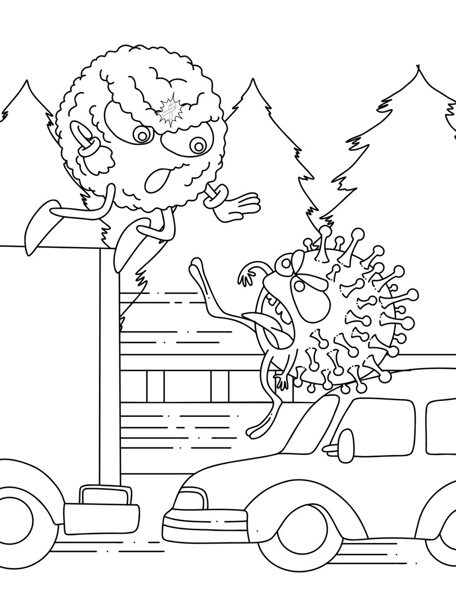 We've got this! 💪 Celebrate this #FridayFreebie with a cheerful coloring page from Winning the Fight Against Cancer Coloring Book 🎨 #FightCancer #ColoringAgainstCancer #coloringforacure #arttherapy #visualization Buy your copy of the entire book at amzn.to/450DBb3.