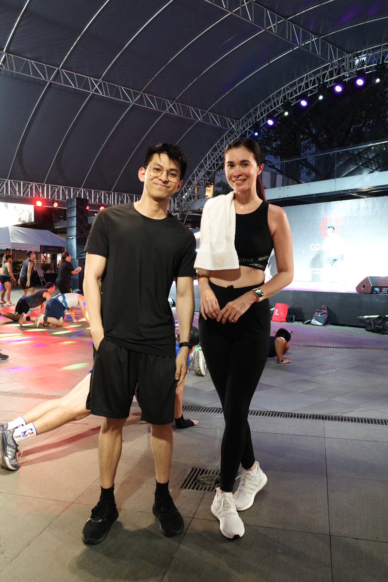 #Fitstreet2024 with Ms. Sunshine Cruz wearing our #BENCHActive …