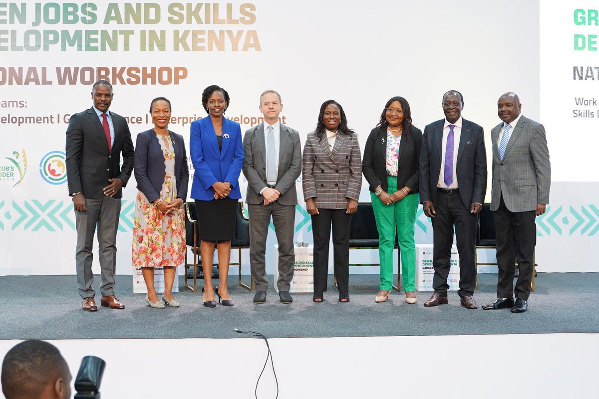 Presentation of commitments to the Cabinet Secretaries from the different workstreams. The National Green Jobs and Skills Development Workshop is a critical validation involving key stakeholders across sectors, youth organizations, policy makers, research institutions and more.