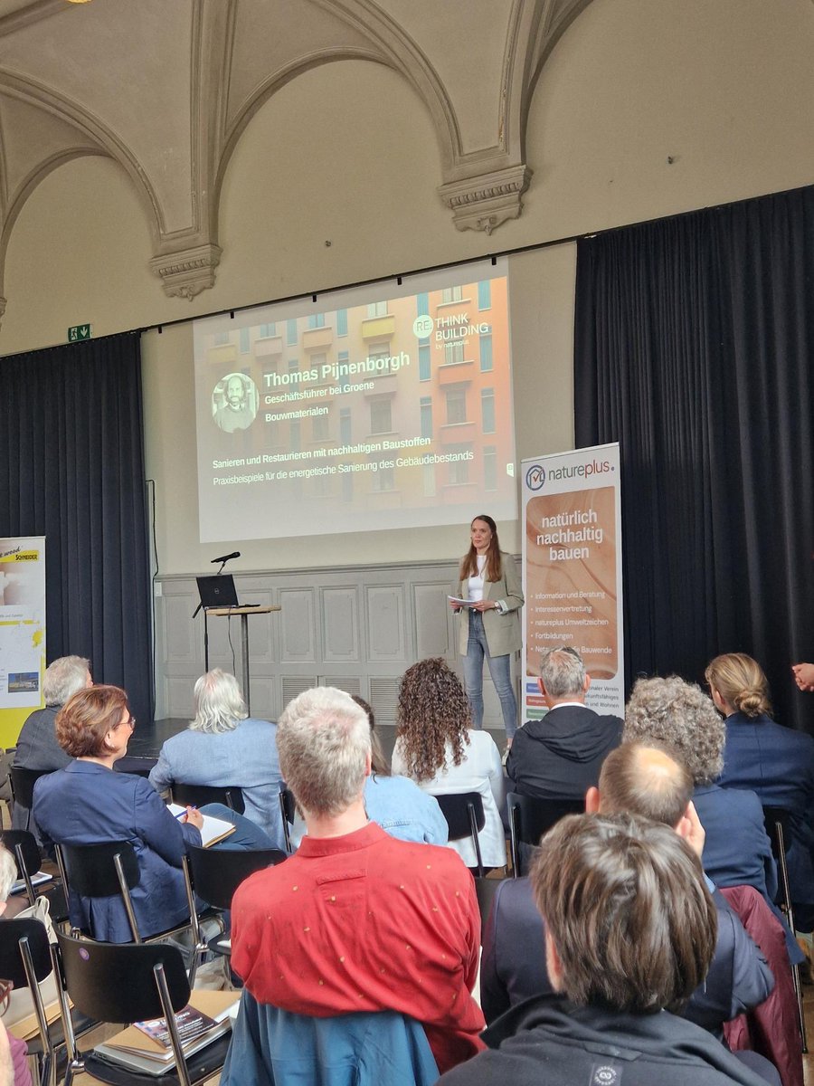 natureplus_eV's tweet image. #ReThinkBuilding - 

Katharina Brenner - our great presenter for today&apos;s event at #PROGR in Bern!