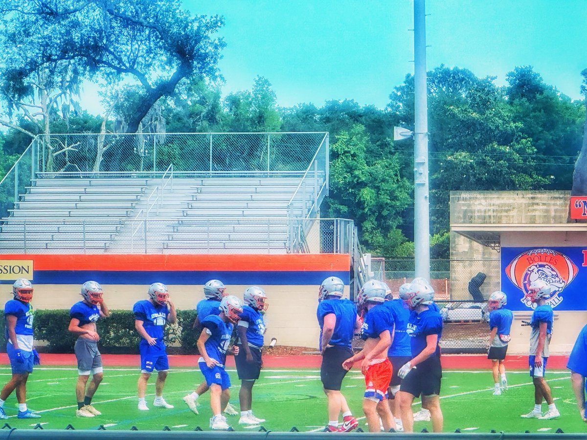 Spring football at Bolles: Let's dominate! 🏈🐾 #BollesPride #GameOn