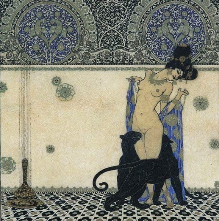 'Scheherazade', Ferenc Helbing (1870 – 1958), Hungarian