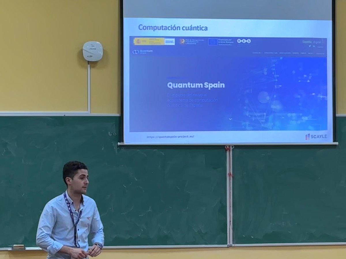 🎉👋 ¡Damos la bienvenida a Santiago Merino Bajo, que se incorpora al Proyecto de #computacióncuántica #QuantumSpain! 🚀🌟 @Santirabanal99