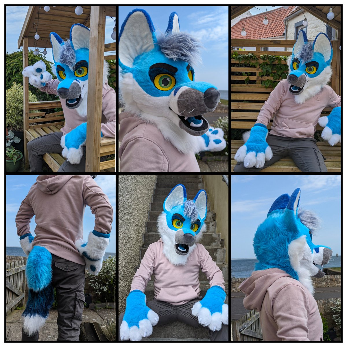 This handsome fox will be for sale at my @cfconvention @CFzDealers Dealers Den Table (B-06/B-07) Will comfortably fit up to 23.5' heads (can be altered after con) and features sublimated eyes so they'll never fade! #fursuit #FursuitFriday #cassiuscrafts #confuzzled