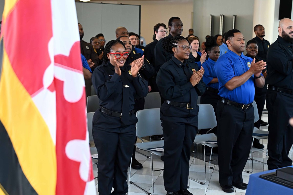 🎉Congratulations to Class 24-04🎓 Held at Maryland Police and Correctional Training Center, family and DPSCS staff gathered to celebrate the commencement ceremony of 34 new graduates who will be working in institutions across the state!