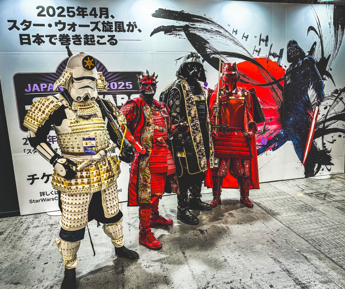 【フォースの覚醒同時上映 】
【大阪コミコン2024】

スターウォーズ甲冑あわせ 出陣

#大阪コミコン2024 #大阪コミコン #osakacomiccon #occ #コスプレ #和装コス

#スターウォーズの日 
#フォースの覚醒同時上映 
#フォトコンの覚醒