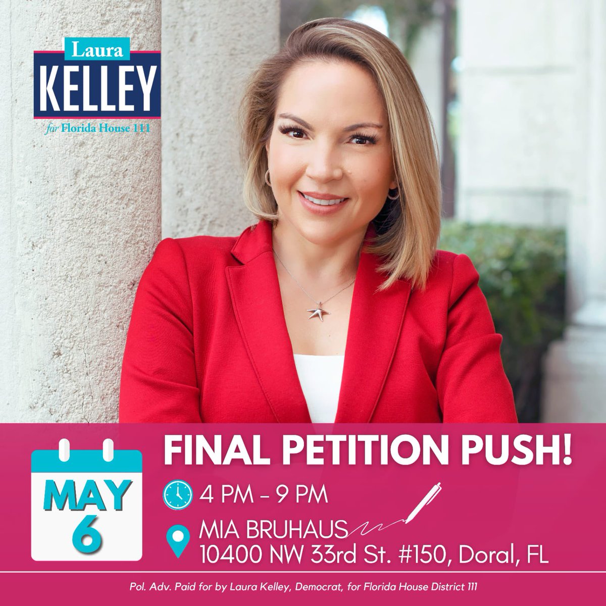 Please share! We are asking registered voters in Florida House District 111 to stop by and sign the petition! We will also have voter registration and vote by mail forms! #doral #medley #sweetwater #hialeahgardens