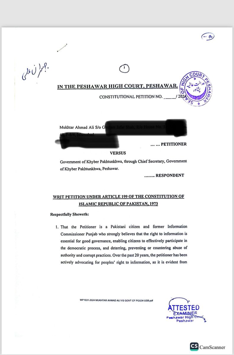 mqur2001's tweet photo. Responding to the #Peshawar High Court’s notice on my petition, #KP Govt sought time to appoint Info Commissioners against 02 vacant posts in the KP Info Commission. The posts have been vacant since Nov 18, 2019 &amp; July 14, 2022. #PHC has givens 30 days for  appointment. #RTI https://t.co/23d5UBhLwM