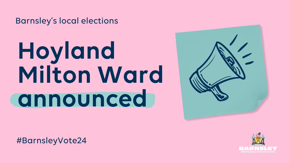 LOCAL ELECTIONS RESULT 📣 Hoyland Milton Ward: Mick Stowe, Labour Party re-elected. Number of registered electors: 9,247 Total number of ballot papers received: 2,373 Turnout: 25.66% Full results are available at barnsley.gov.uk/LE24. #BarnsleyVote24
