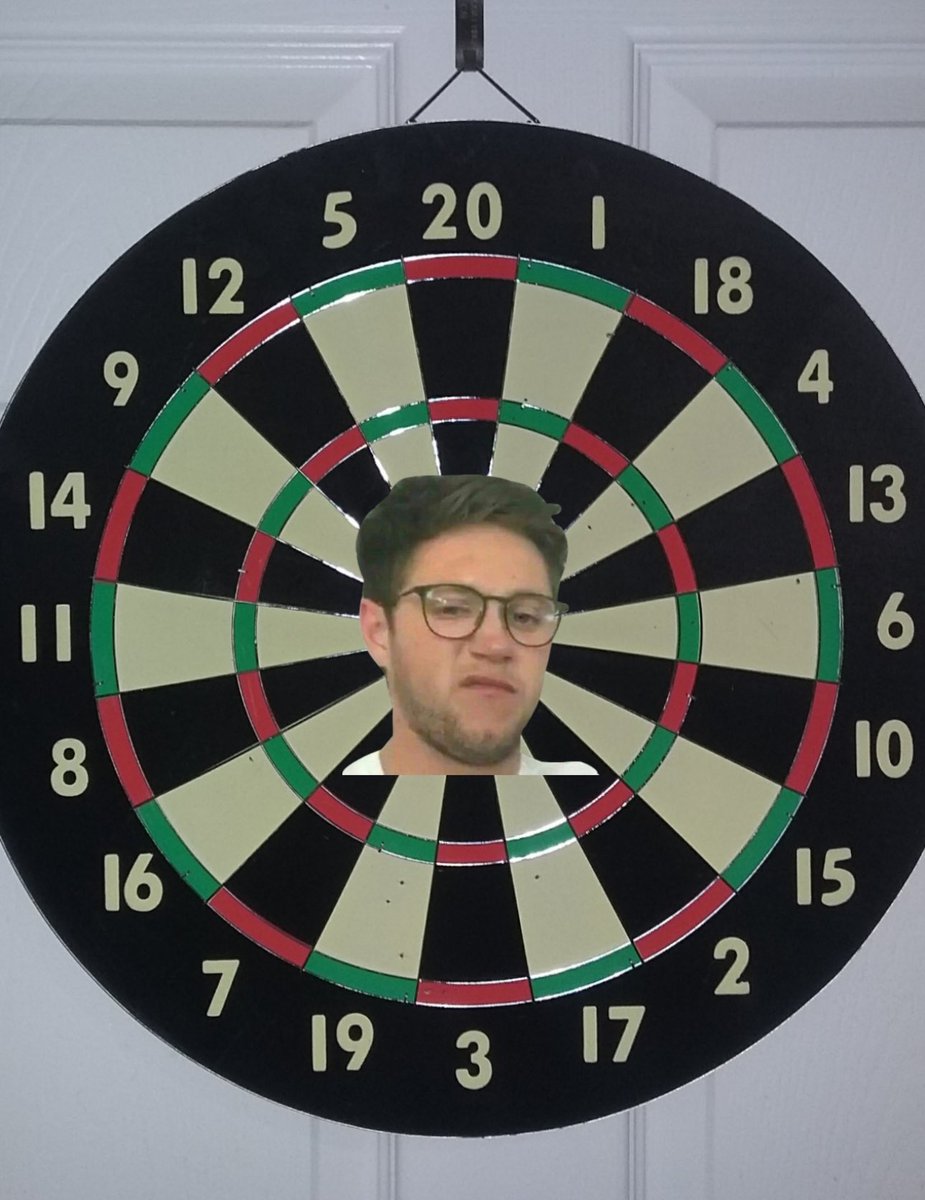 niall you watch out… i’ve got a dartboard too