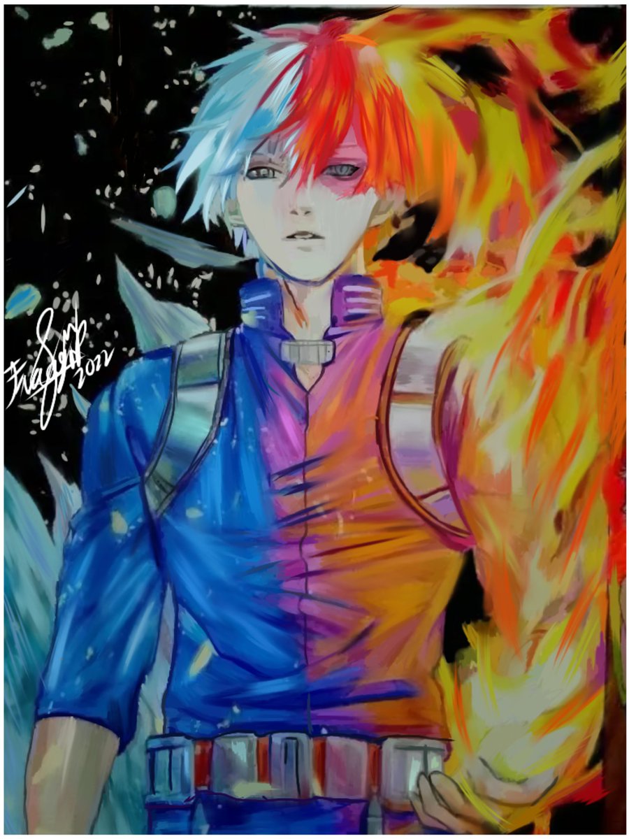 The range of ice❄️ and fire🔥
Todoroki Shoto of My hero academia artwork 
(Open for Commision just DM)
#mhafanart #MHA 
#digitalartwork #TodorokiShoto
#Openforcommision #digitalart 
#MyHeroAcademia  #MHAtodorokishoto #Artislife
#Myheroacademiaanime #Art
#Myheroacademiamangga
#Art