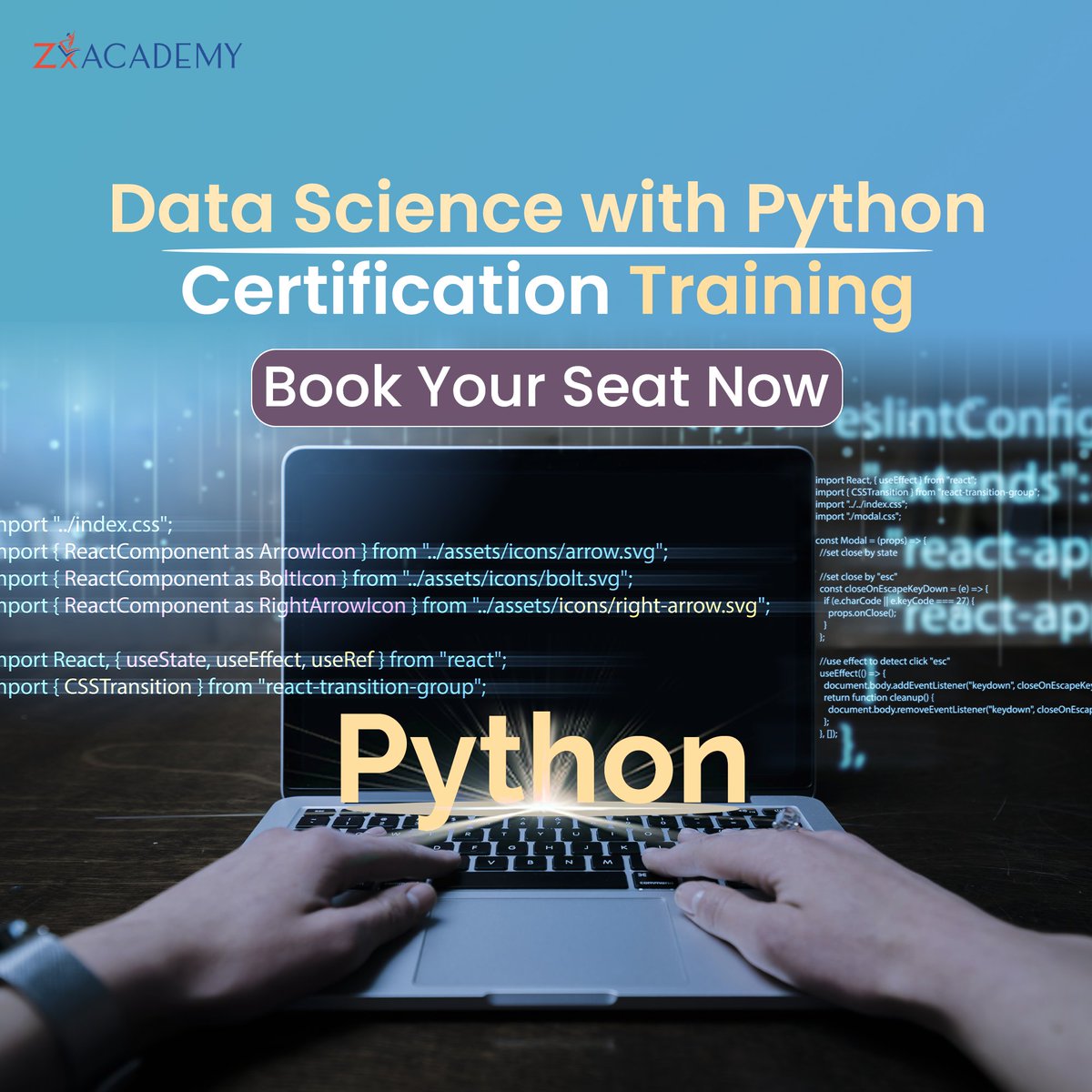 Upgrade your Skills on Your Data Science with python Journey with Zx Academy! 📷 #ZxAcademy #data #datascience #training #pythone #developers #engineers #Students #usa #uk #india #PythonDataScience #DataScienceTraining