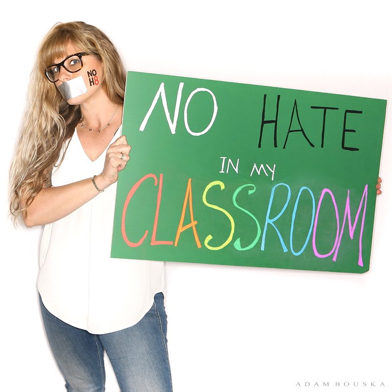 Thank you to all of the teachers who inspire change and educate against hate! Happy #NationalTeacherDay #NOH8