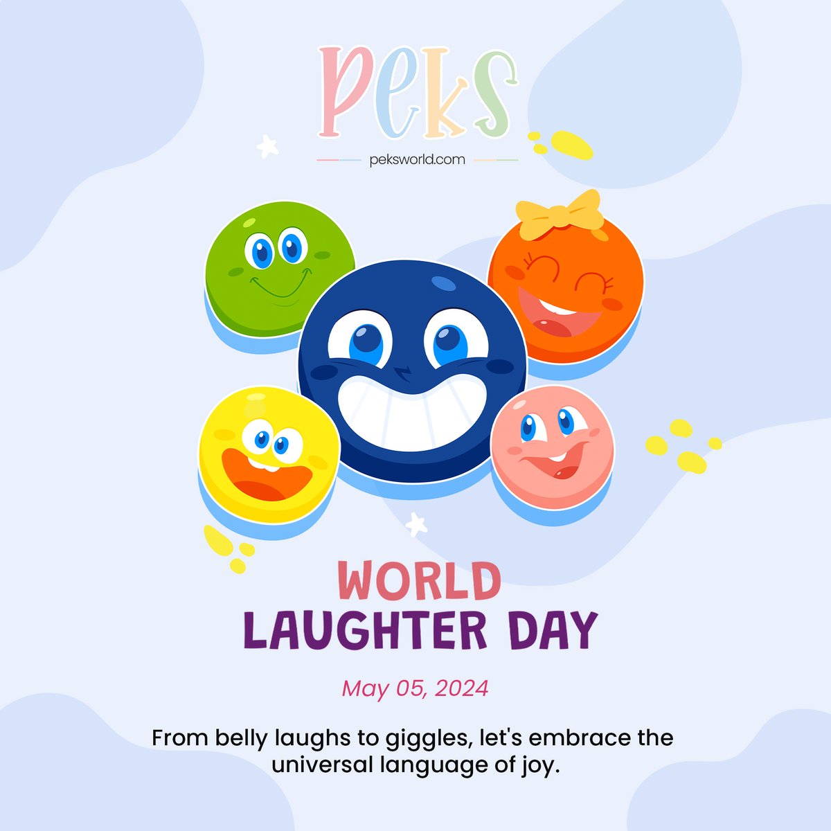 Laughter is the music of the soul. Celebrating World Laughter Day with a heart full of joy and a belly full of laughs😄🎶 

#WorldLaughterDay #JoyfulSoul #PEKS #ExperienceADifferentWorld #EarlyLearning #EarlyYearsEducation #LearningThroughPlay #ChildhoodEducation #PreSchool