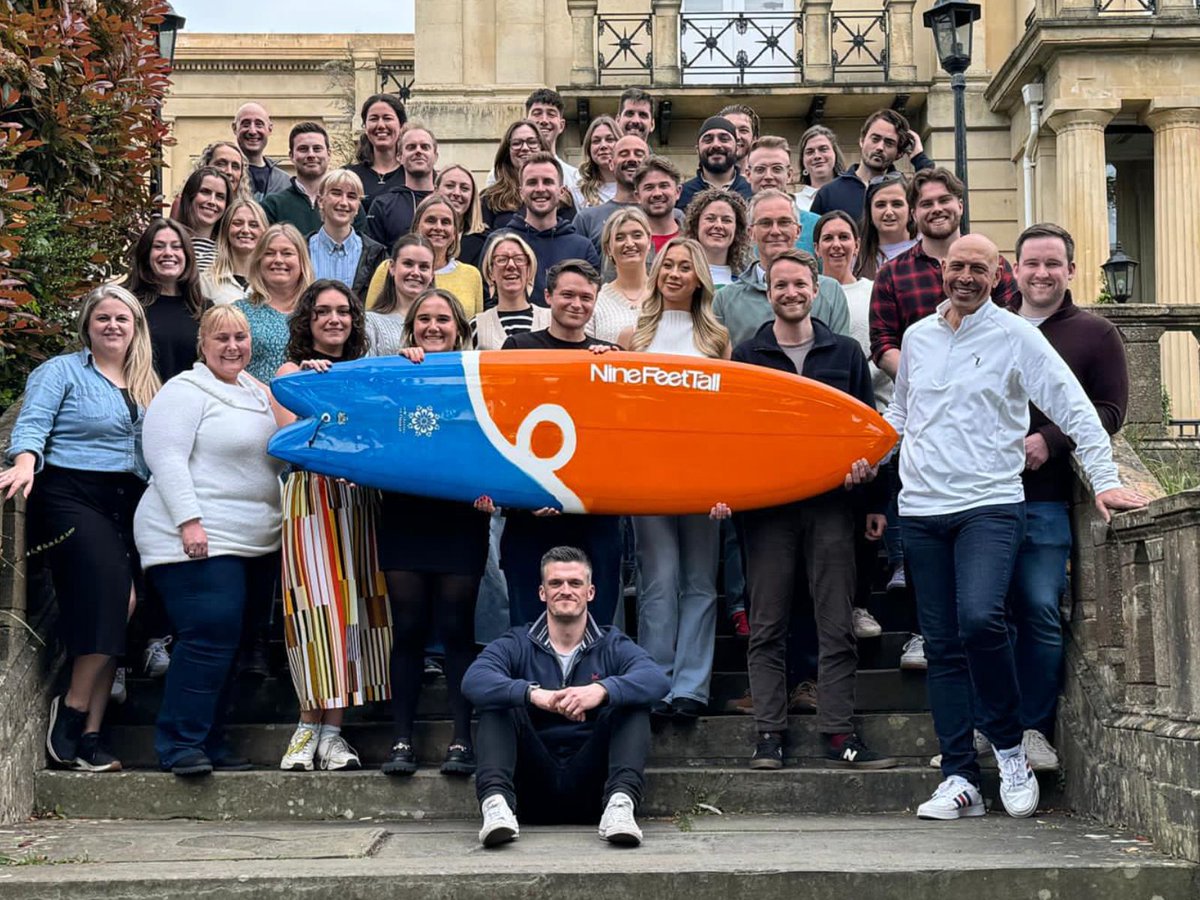 Last Friday Nine Feet Tall came together for our April 2024 Company Day. 🎇 It was jam packed with workshops, reflective tasks and even some acting! P.s. yes we did get some strange looks carrying a surfboard through the centre of Bath... #team #managementconsulting